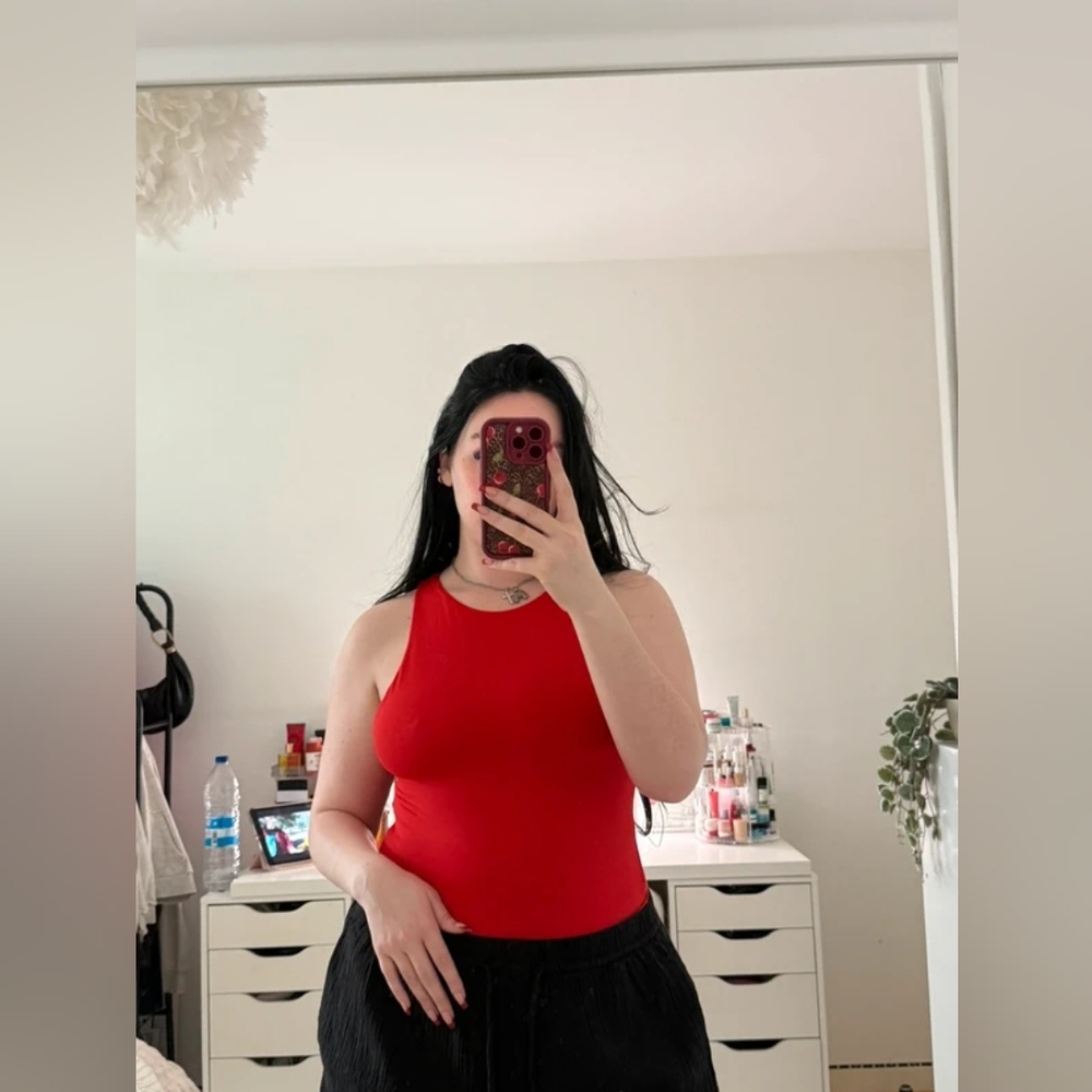 Red Zara Tank Top, Size S
